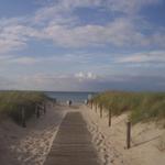 Weg zum Strand