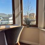 Arbeitsplatz im Erker