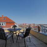 Blick von der Dachterrasse