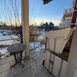 Winterliche Ansicht von der Terrasse