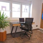 Functional desk with ergonomic work chair – ideal workplace for comfortable working