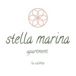 Stella Marina Apartment in La Caletta mit stilvollem Logo