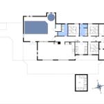 Dieses Grundrissbild zeigt die Räumlichkeiten und die Anordnung der Zimmer.