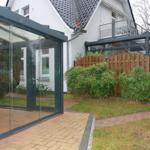 Blick vom Fischerkotten zur Villa