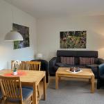 Wohn-/Schlafbereich mit offener Küche