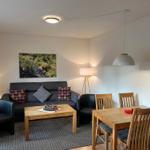 Wohn-/Schlafzimmer mit offener Küche