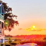 Zeesenhaus -Sonnenuntergang