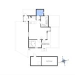 Die Wohnung hat zwei Schlafzimmer, eine Küche, ein Bad und eine überdachte Terrasse.