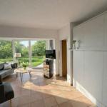 Schranbett hoch geklappt...