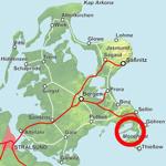 Lage Alt Reddevitz auf Rügen