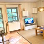 Das Licht durchflutete Wohnzimmer