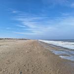 Strand Schillig im Winter