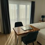 Morgens die aufgehende Sonne