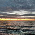 Sonnenuntergang beim Feriendorf