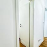 Blick in den Flur und Wohnbereich
