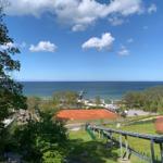 Nordstrand von Göhren mit Schrägaufzug und Seebrücke