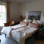 Schlafcouch im Wohnzimmer