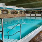 Schwimmbad (10x20m) befindet sich im Haus und ist für unsere Gäste täglich von 7 - 21 Uhr kostenlos zu nutzen