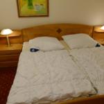 Schlafnische mit Doppelbett