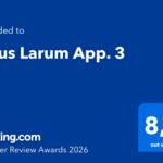 Haus Larum App. 3 erhielt 8,7 von 10 bei den Booking.com Reisendenbewertungspreisen 2026.