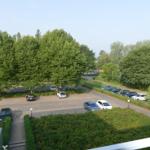 Parkplatz hinter dem Haus