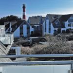 Leuchtturmblick Balkon Süd-West-Lage