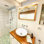 Ebenerdige Dusche und Fußbodenheizung