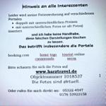 Ich sehe mich leider!! zu dieser Richtigstellung veranlasst, weil die Portale an dieser Richtigstellung offensichtlich kein Interesse haben