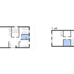 Stueplan und 1. Sal mit Raumbelegung und Orientierung