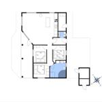 Wohnung mit drei Schlafzimmern, Küche und Bad