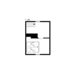 1. Stock mit Schlafzimmer und Treppe zur nächsten Etage.