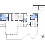 Funktionaler Grundriss mit Schlafzimmern, Küche und Bad