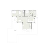 Wohnung mit zwei Schlafzimmern, Küche und Terrasse.