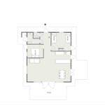 Apartment with bedroom, kitchen, and terrace