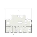 Apartment with terrace, kitchen, dining area, and two bedrooms