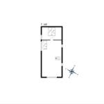 Ground floor with bedroom and bathroom. Fully furnished.