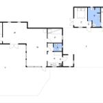 Apartment with two bedrooms, kitchen, and bathroom