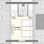 Schlafzimmer mit eingebauten Schränken und Fenster