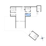 Functional floor plan with bedrooms, kitchen, and bathroom.