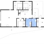 Floor plan shows living, sleeping areas with kitchen and bathroom.