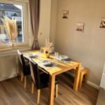 Die Sitzgruppe in der Küche