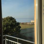 Ausblick vom Wohnzimmer in Richtung Südwesten