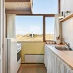 Kitchen with view of dune landscape