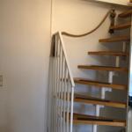 Spartreppe zum Dachboden, nicht für kleine Kinder und ältere Menschen geeignet.