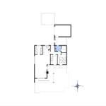 Funktionaler Grundriss mit Sauna und überdachter Terrasse.