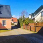 Blick ins Grüne von der Rückseite der Ferienwohnung Reimann