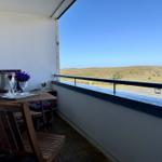 Balkon mit Dünenblick