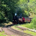 Harzer Schmalspurbahn auf dem Weg zum Brocken