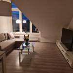 Wohnzimmer mit Schlafcouch...