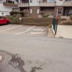 Parkplatz vor dem Haus